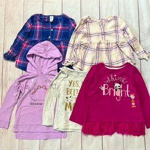 🐼🦄 Five Girls’ 3T T-shirts Carter’s Oshkosh Gymboree - CUTE! 🦄🐼